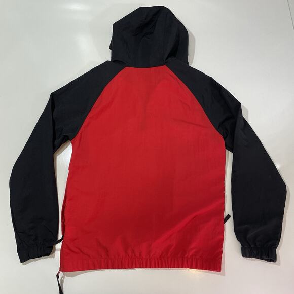 Nike Air Anorak Woven Pullover Jacket Men’s Size S Black/Red BV5163-657 - Picture 7 of 8